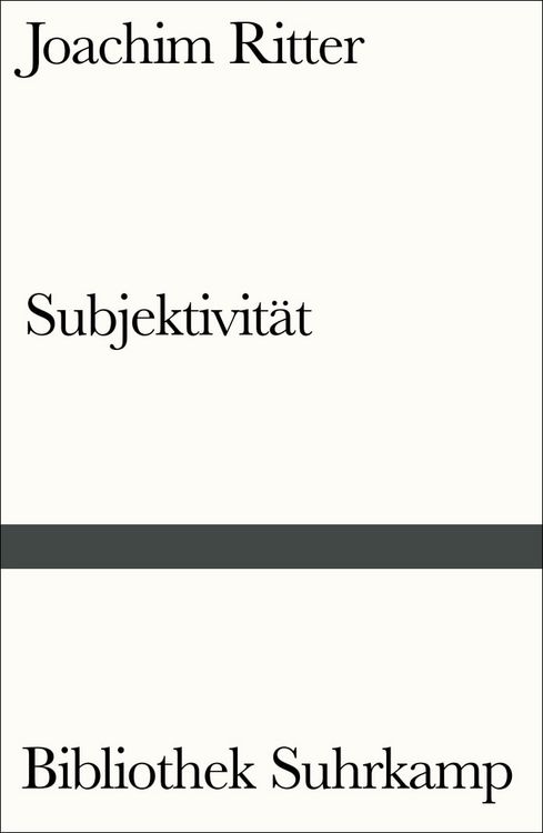Produktbild: Subjektivit&auml;t