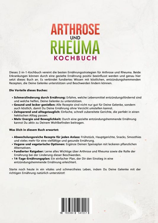 Produktbild: Arthrose und Rheuma Kochbuch