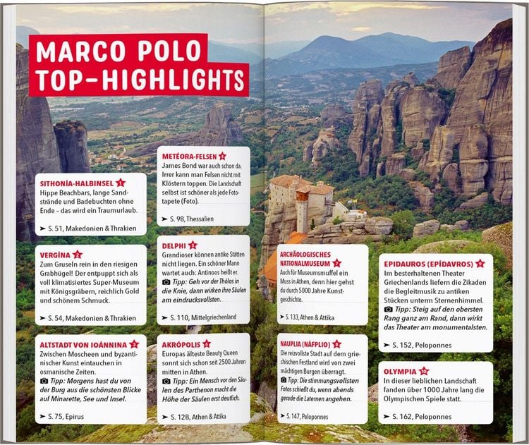 Produktbild: MARCO POLO Reisef&uuml;hrer Griechenland Festland