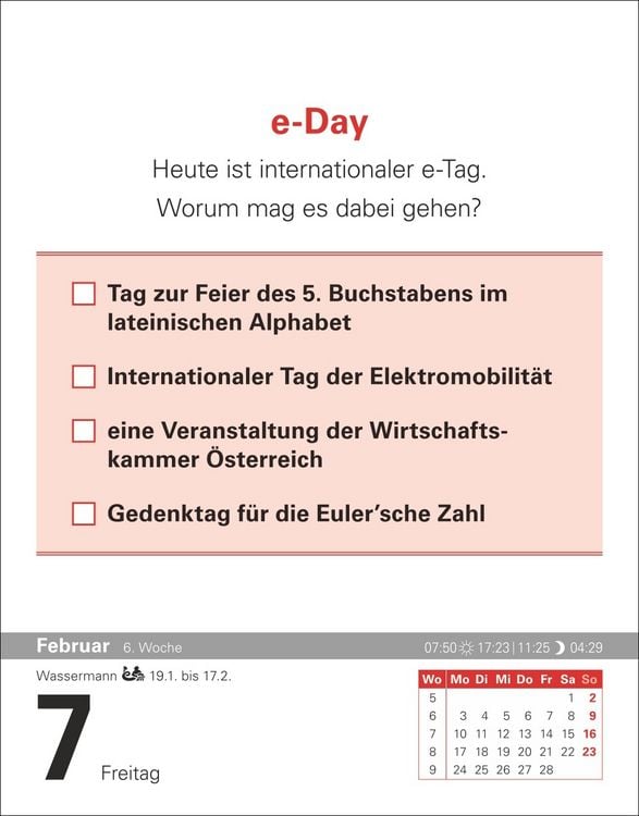 Produktbild: Der Mathematik-Kalender Tagesabrei&szlig;kalender 2025 - Nachts teile ich heimlich durch Null