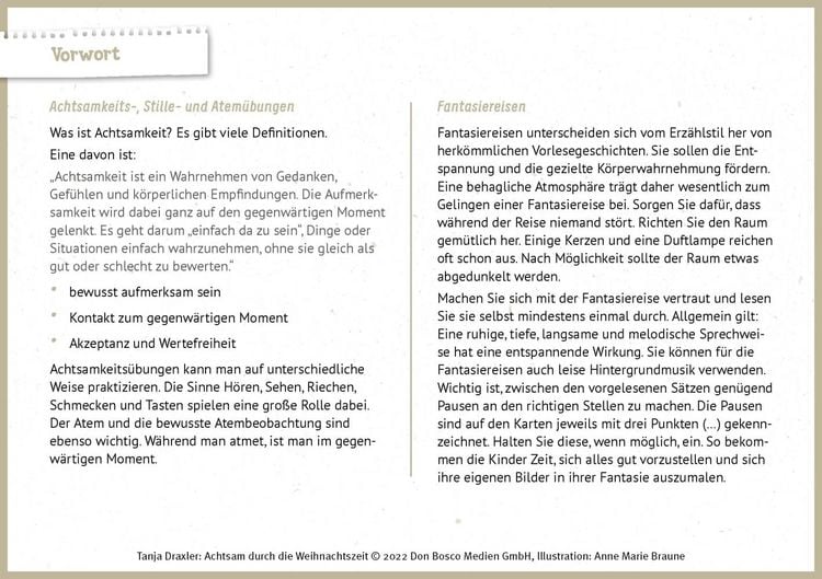 Produktbild: Achtsam durch die Weihnachtszeit. Fantasiereisen, Massagegeschichten und Achtsamkeits&uuml;bungen