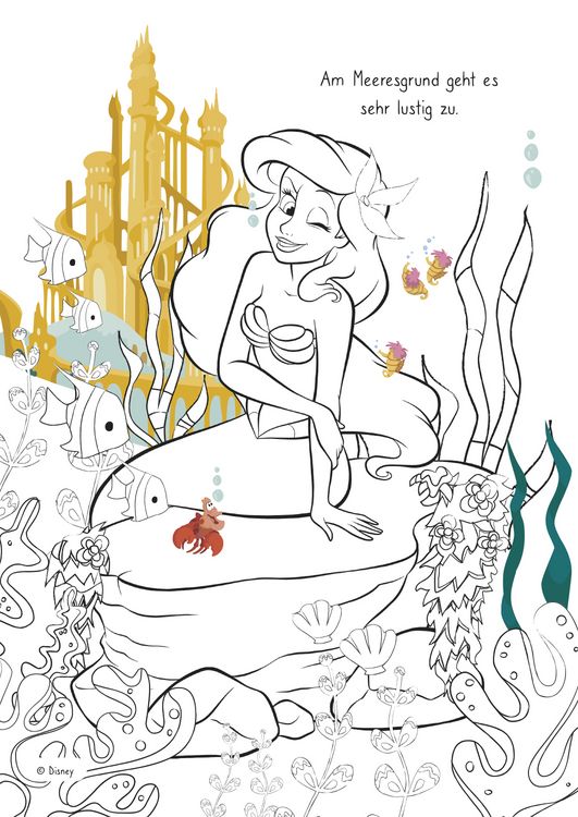 Produktbild: Disney Prinzessin: Zauberhafter Malblock