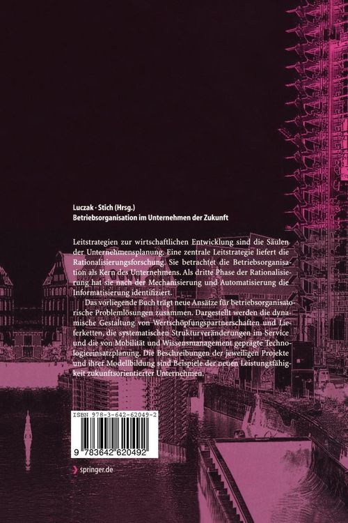 Produktbild: Betriebsorganisation im Unternehmen der Zukunft