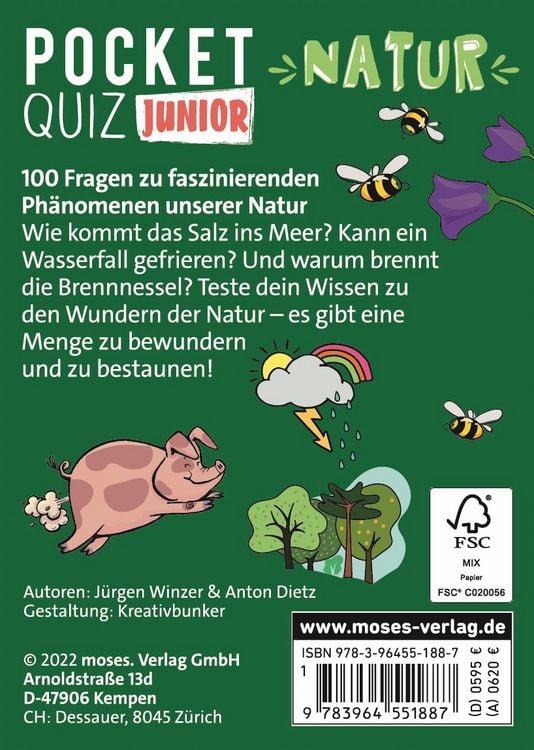 Produktbild: Pocket Quiz junior Natur