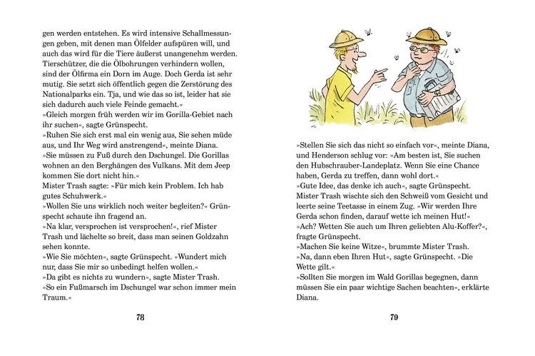 Produktbild: Safari bei den Berggorillas / Die Olchis-Kinderroman Band 8
