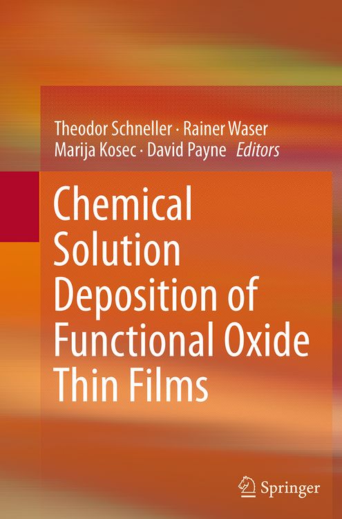 Produktbild: Chemical Solution Deposition of Functional Oxide Thin Films