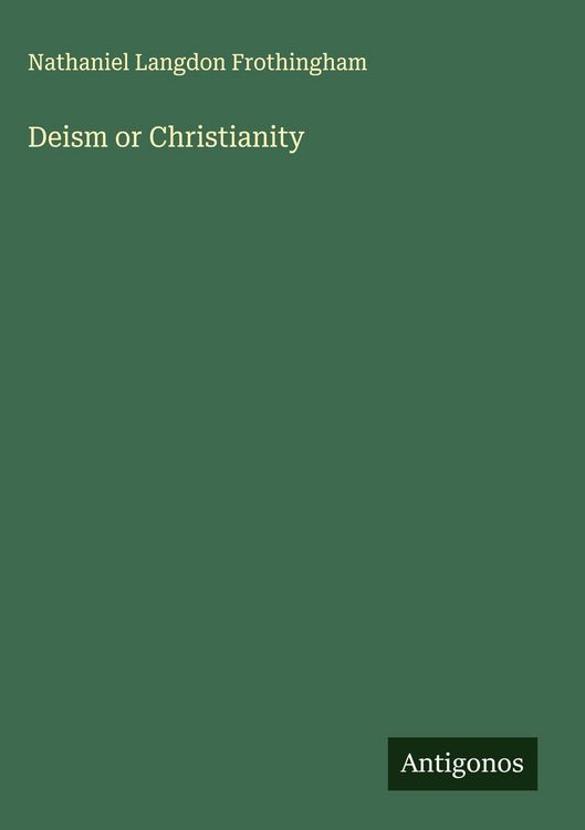 Produktbild: Deism or Christianity