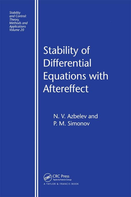 Produktbild: Stability of Differential Equations with Aftereffect