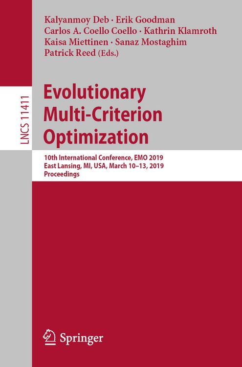 Produktbild: Evolutionary Multi-Criterion Optimization