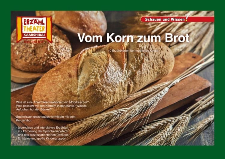 Produktbild: Vom Korn zum Brot / Kamishibai Bildkarten