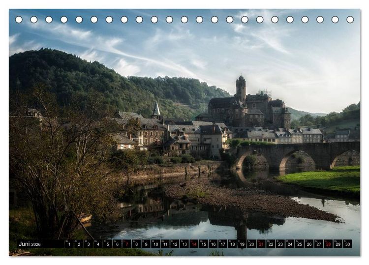 Produktbild: Unterwegs im D&eacute;partement Aveyron (Tischkalender 2026 DIN A5 quer), CALVENDO Monatskalender