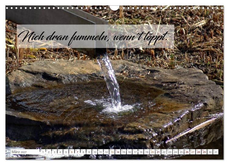 Produktbild: Plattd&uuml;&uuml;tsche Spr&ouml;kje 2027 (Wandkalender 2027 DIN A3 quer), CALVENDO Monatskalender