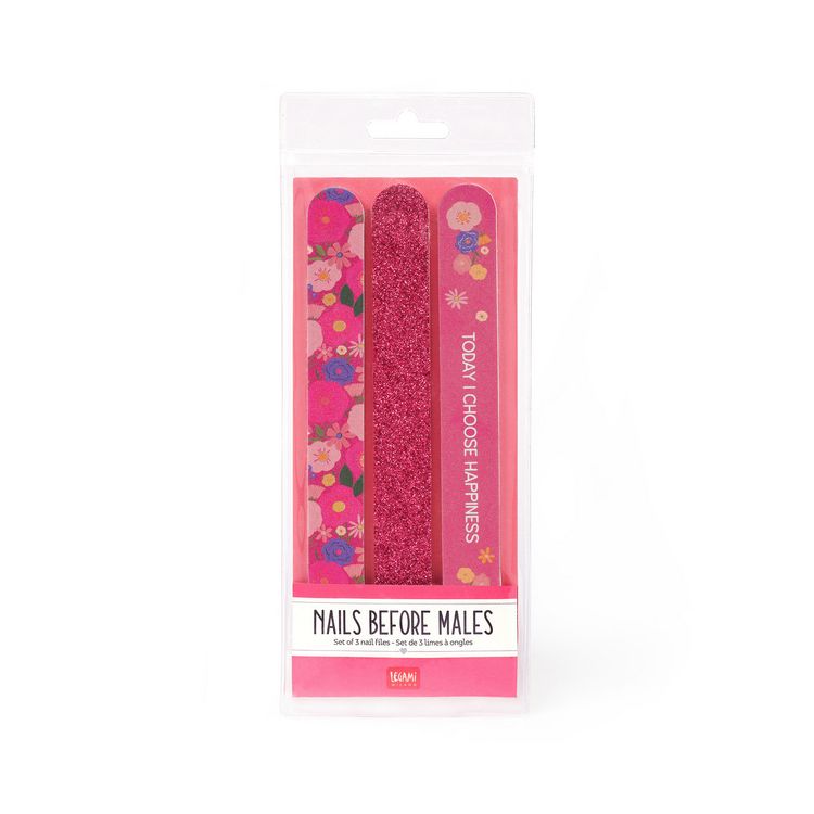 Produktbild: Legami 3er Set Nagefeilen - Blumen