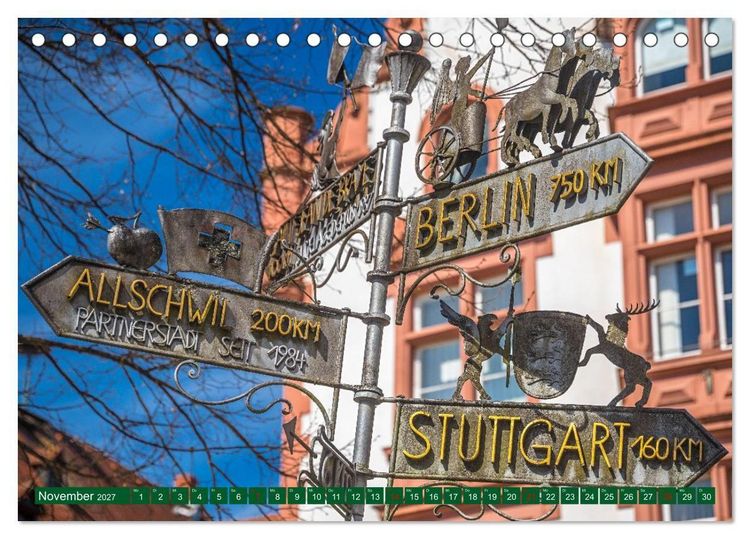 Produktbild: Pfullendorf - die Perle im Linzgau (Tischkalender 2027 DIN A5 quer), CALVENDO Monatskalender