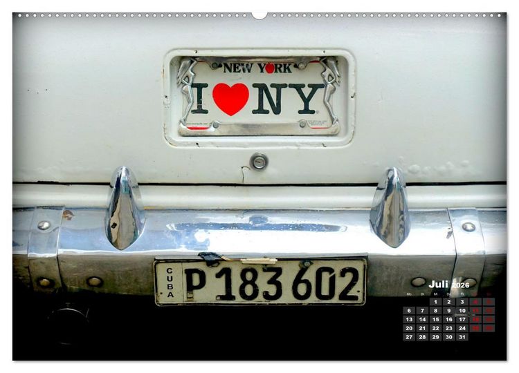 Produktbild: Dodge Coronet - Ein Traumcabrio in Kuba (hochwertiger Premium Wandkalender 2026 DIN A2 quer), Kunstdruck in Hochglanz