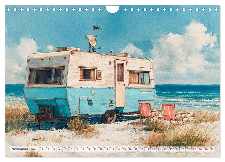 Produktbild: Caravanesque (Wandkalender 2026 DIN A4 quer), CALVENDO Monatskalender