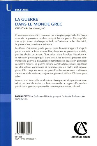 Produktbild: La guerre dans le monde grec : VIIIe-Ier si&egrave;cles avant J.-C.