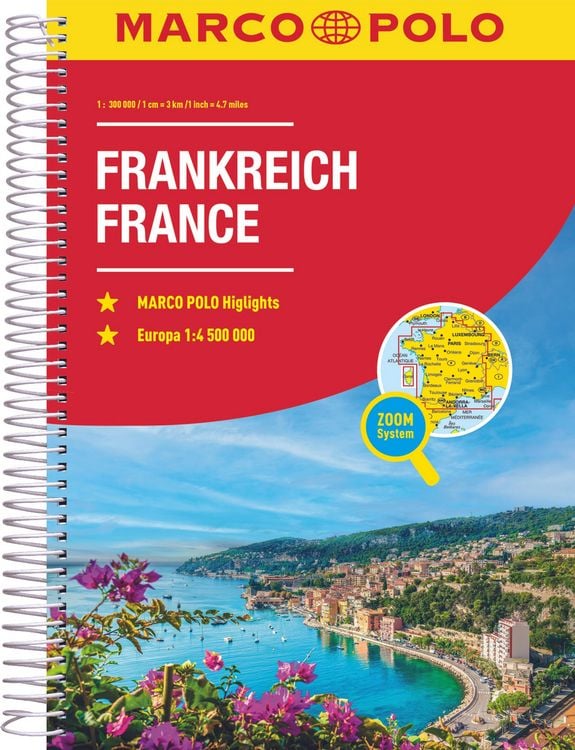 Produktbild: MARCO POLO Reiseatlas Frankreich 1:300.000