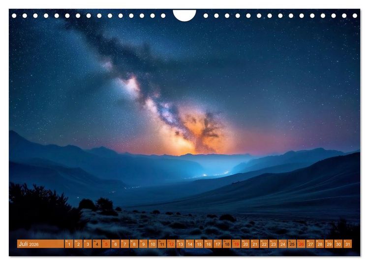 Produktbild: Ferne Galaxien (Wandkalender 2026 DIN A4 quer), CALVENDO Monatskalender