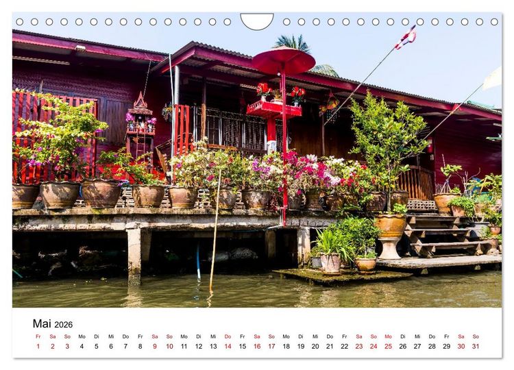 Produktbild: 3 Tage Bangkog (Wandkalender 2026 DIN A4 quer), CALVENDO Monatskalender