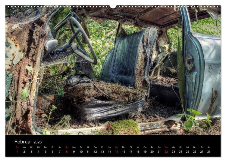 Produktbild: Rostlauben - vergessene Klassiker (Wandkalender 2026 DIN A2 quer), CALVENDO Monatskalender