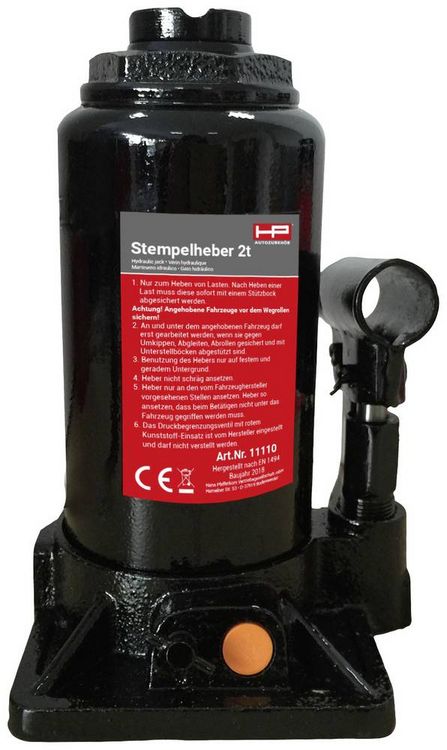 Produktbild: HP Autozubeh&ouml;r Hydraulischer Wagenheber 2 t Arbeitsh&ouml;he: 15.8 - 30.8cm