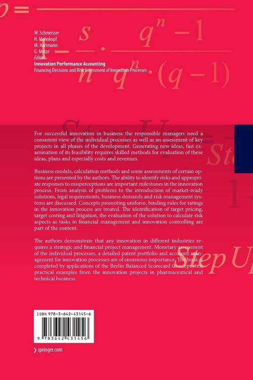 Produktbild: Innovation performance accounting