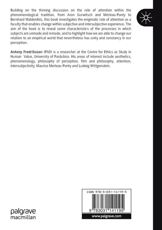 Produktbild: A Phenomenology of Attention and the Unfamiliar