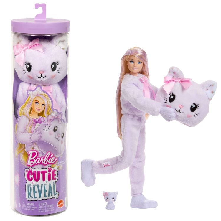 Produktbild: Barbie Cutie Reveal Sweet Bows - Lila K&auml;tzchen
