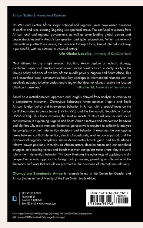 Produktbild: Foreign Policy and Intervention Behavior of Africa's Middle Powers