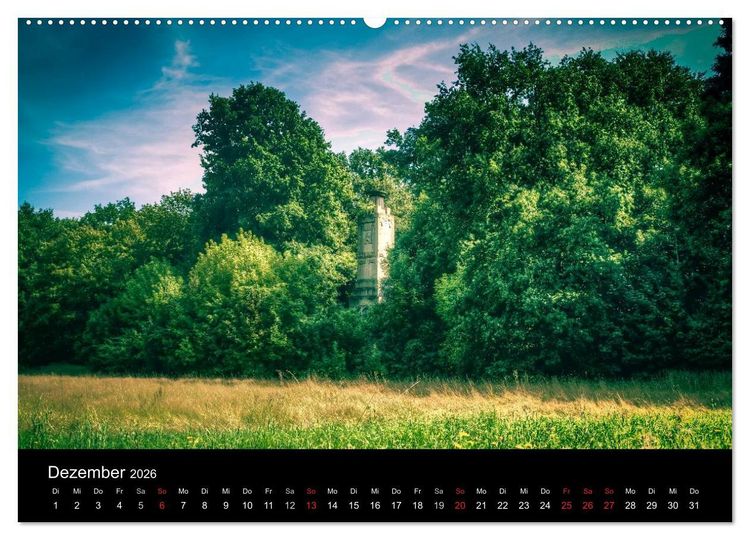 Produktbild: Dessau - Kulturlandschaft (Wandkalender 2026 DIN A2 quer), CALVENDO Monatskalender