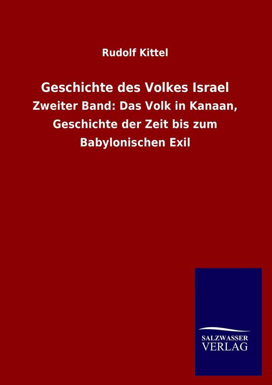 Produktbild: Geschichte des Volkes Israel