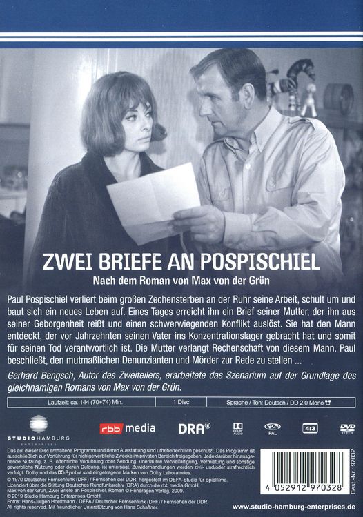 Produktbild: Zwei Briefe an Pospischiel (DDR TV-Archiv)