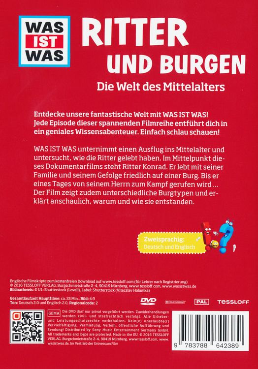 Produktbild: WAS IST WAS DVD Ritter und Burgen. Die Welt des Mittelalters