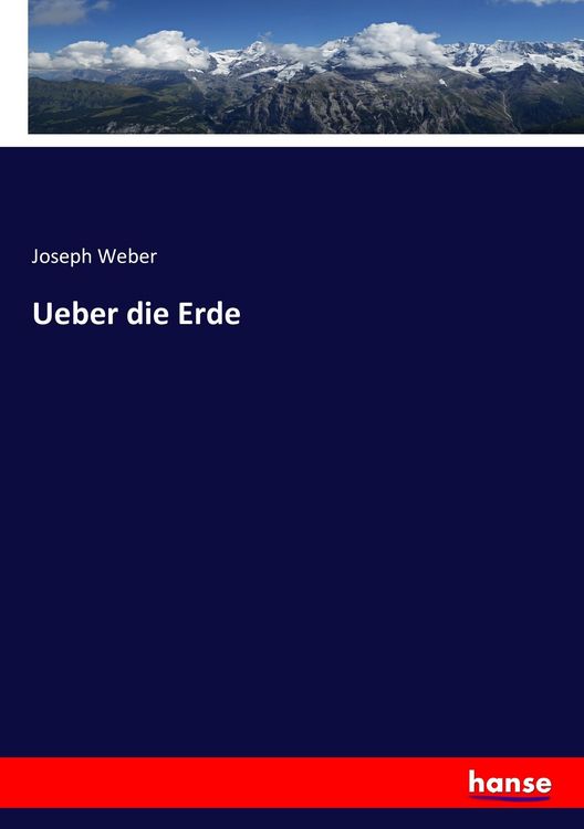 Produktbild: Ueber die Erde