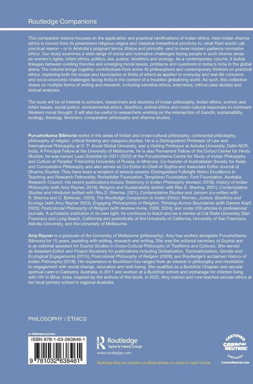 Produktbild: The Routledge Companion to Indian Ethics