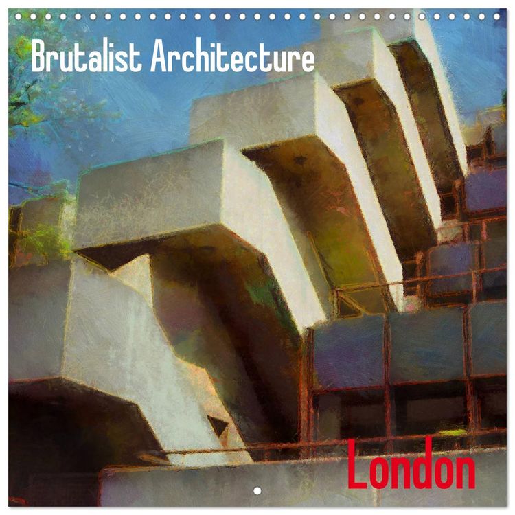 Produktbild: Brutalist Architecture of London (Wall Calendar 2026 12 &times; 12 Inch) CALVENDO 12 Month Wall Calendar