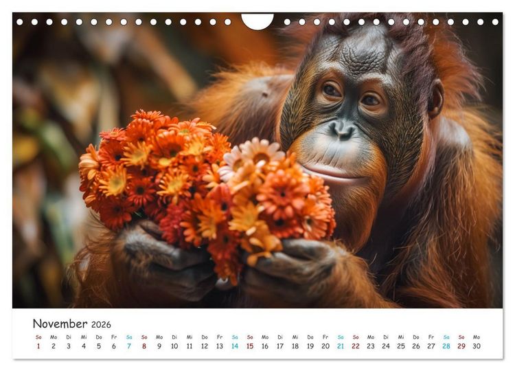 Produktbild: Die Melodie der Liebe (Wandkalender 2026 DIN A4 quer), CALVENDO Monatskalender