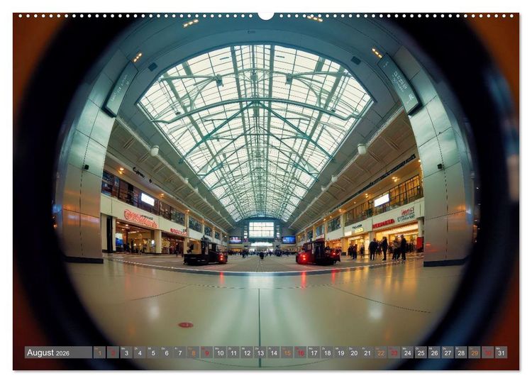 Produktbild: Fisheye Fotografie (Wandkalender 2026 DIN A2 quer), CALVENDO Monatskalender