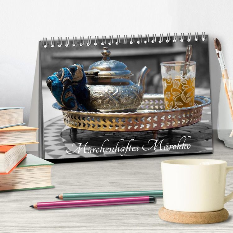 Produktbild: M&auml;rchenhaftes Marokko (Tischkalender 2026 DIN A5 quer), CALVENDO Monatskalender