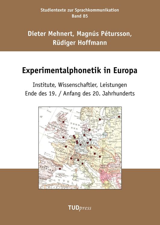 Produktbild: Experimentalphonetik in Europa
