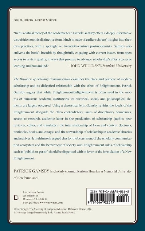 Produktbild: Discourse of Scholarly Communication