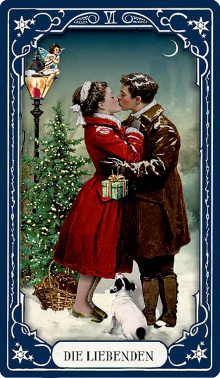 Produktbild: Schachtelspiel &ndash; Nostalgisches Weihnachts-Tarot