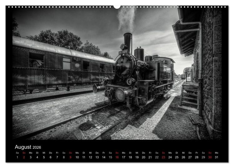 Produktbild: Dampflokomotiven (hochwertiger Premium Wandkalender 2026 DIN A2 quer), Kunstdruck in Hochglanz