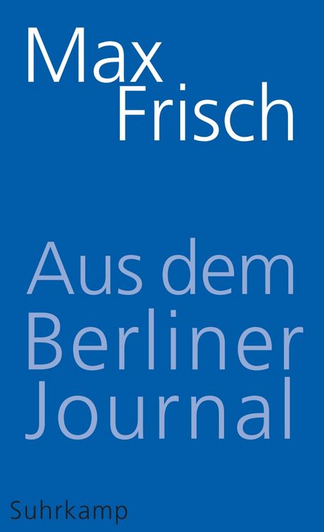 Produktbild: Aus dem Berliner Journal