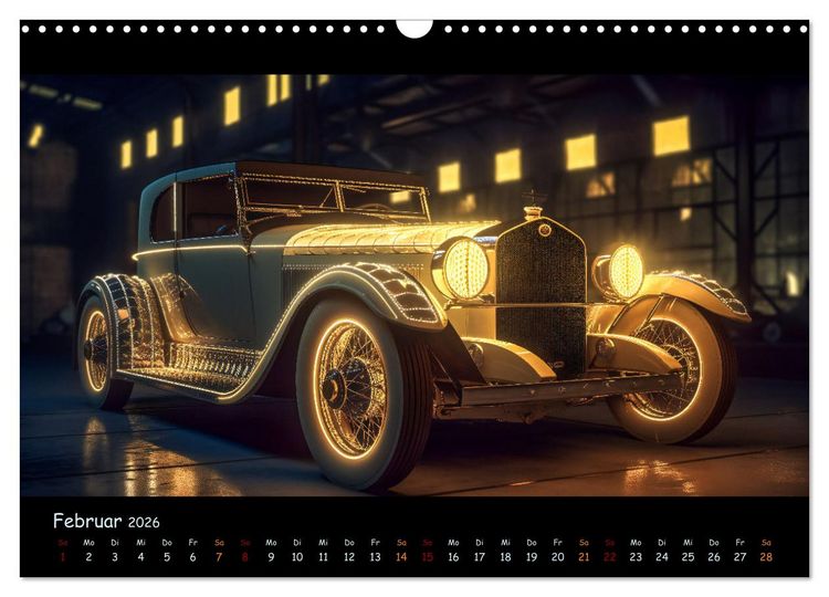 Produktbild: Surreale Oldtimer (Wandkalender 2026 DIN A3 quer), CALVENDO Monatskalender