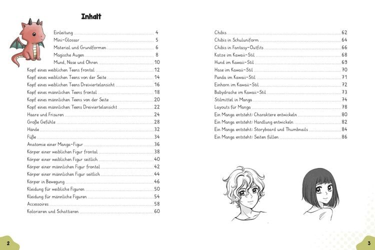 Produktbild: Manga Zeichnen lernen I Schritt-f&uuml;r-Schritt-Anleitung