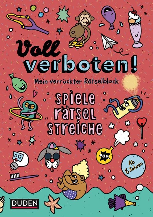 Produktbild: Voll verboten! Mein verr&uuml;ckter R&auml;tselblock 2 &ndash; Ab 8 Jahren