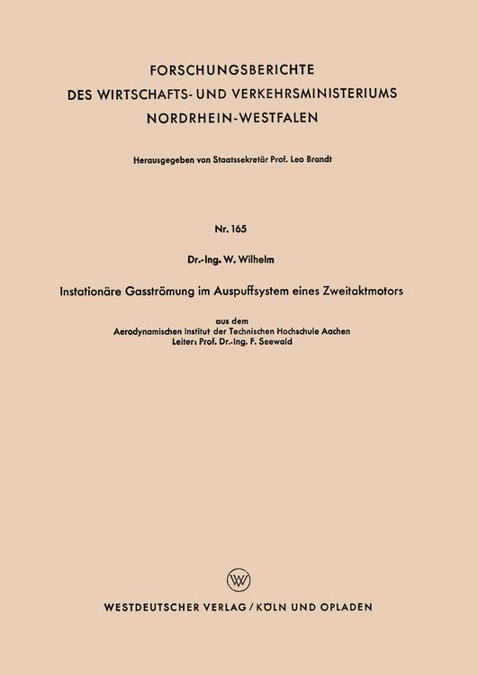 Produktbild: Instation&auml;re Gasstr&ouml;mung im Auspuffsystem eines Zweitaktmotors