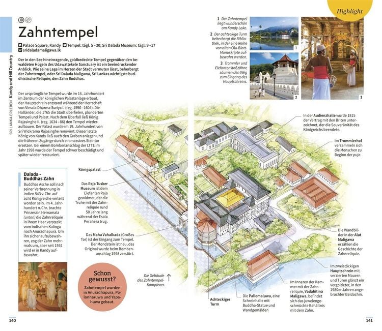 Produktbild: Vis-&agrave;-Vis Reisef&uuml;hrer Sri Lanka